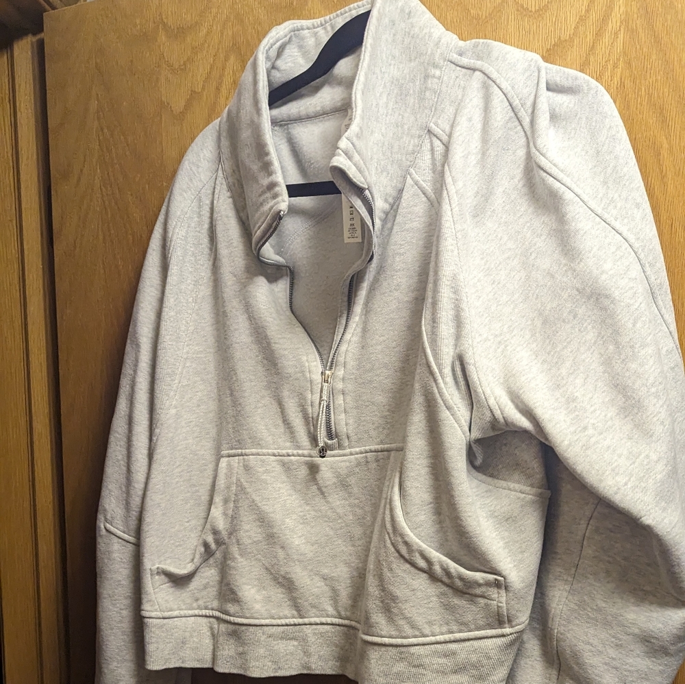 Scuba Oversized Funnel-Neck Half Zip